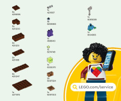 LEGO 21240 instructions page 43 – build guide