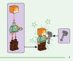 LEGO 21240 instructions page 5 – build guide