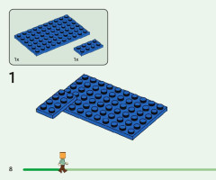 LEGO 21240 instructions page 8 – build guide