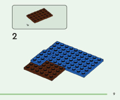 LEGO 21240 instructions page 9 – build guide