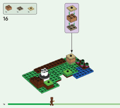 LEGO 21241 instructions page 16 – build guide