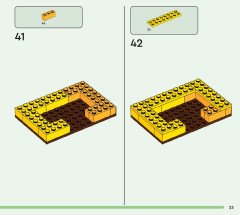 LEGO 21241 instructions page 33 – build guide