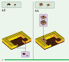 LEGO 21241 instructions page 34 – build guide