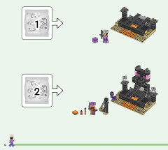 LEGO 21242 instructions page 4 – build guide