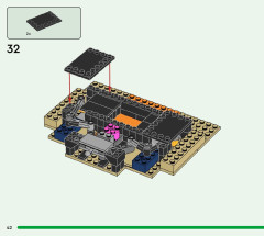 LEGO 21242 instructions page 42 – build guide
