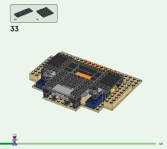 LEGO 21242 instructions page 43 – build guide