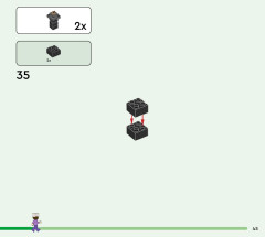 LEGO 21242 instructions page 45 – build guide