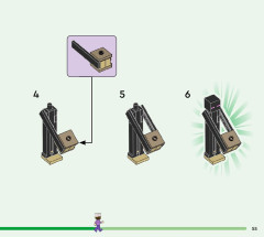 LEGO 21242 instructions page 55 – build guide