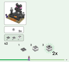 LEGO 21242 instructions page 57 – build guide