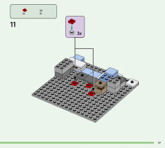 LEGO 21243 instructions page 17 – build guide