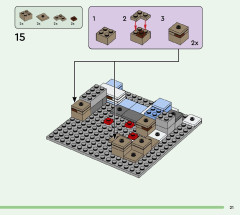 LEGO 21243 instructions page 21 – build guide