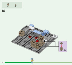 LEGO 21243 instructions page 22 – build guide