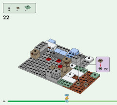 LEGO 21243 instructions page 28 – build guide