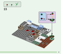 LEGO 21243 instructions page 29 – build guide