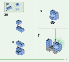 LEGO 21243 instructions page 35 – build guide