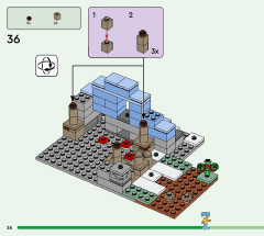 LEGO 21243 instructions page 38 – build guide