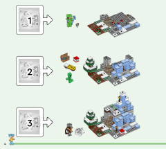 LEGO 21243 instructions page 4 – build guide