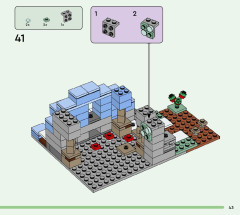 LEGO 21243 instructions page 43 – build guide