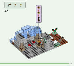 LEGO 21243 instructions page 45 – build guide