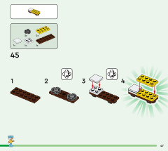 LEGO 21243 instructions page 47 – build guide