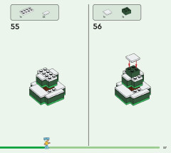 LEGO 21243 instructions page 57 – build guide