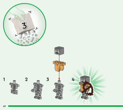 LEGO 21243 instructions page 60 – build guide