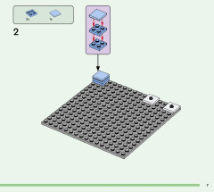 LEGO 21243 instructions page 7 – build guide