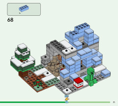 LEGO 21243 instructions page 71 – build guide