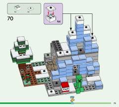 LEGO 21243 instructions page 73 – build guide