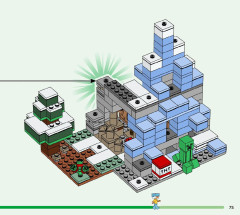 LEGO 21243 instructions page 75 – build guide