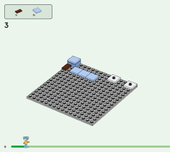 LEGO 21243 instructions page 8 – build guide