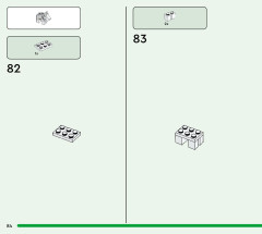 LEGO 21243 instructions page 84 – build guide
