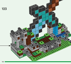 LEGO 21244 instructions page 100 – build guide
