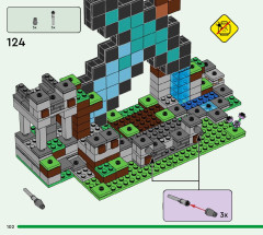 LEGO 21244 instructions page 102 – build guide