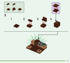 LEGO 21244 instructions page 13 – build guide