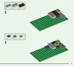 LEGO 21244 instructions page 17 – build guide