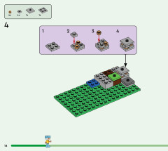 LEGO 21244 instructions page 18 – build guide