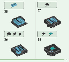 LEGO 21244 instructions page 43 – build guide