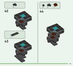 LEGO 21244 instructions page 45 – build guide