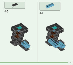 LEGO 21244 instructions page 47 – build guide