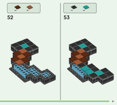 LEGO 21244 instructions page 51 – build guide