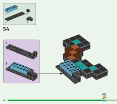 LEGO 21244 instructions page 52 – build guide