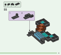 LEGO 21244 instructions page 53 – build guide