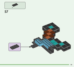LEGO 21244 instructions page 55 – build guide