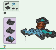 LEGO 21244 instructions page 57 – build guide