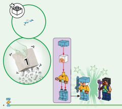 LEGO 21244 instructions page 6 – build guide