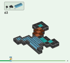 LEGO 21244 instructions page 61 – build guide