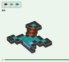 LEGO 21244 instructions page 62 – build guide