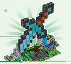 LEGO 21244 instructions page 69 – build guide