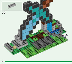 LEGO 21244 instructions page 72 – build guide